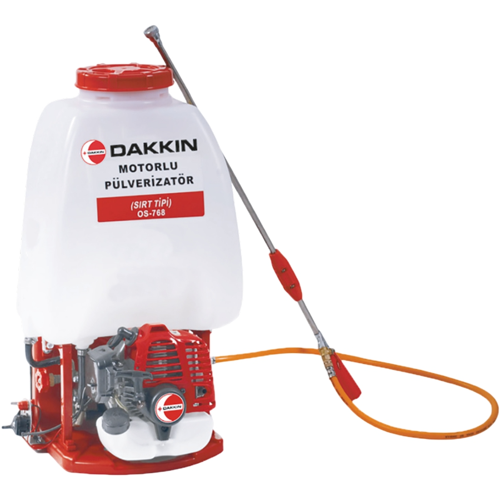 OS768 2T 1bg 0.8kW 25.6cc 25bar 25lt 12m 11kg Benzinli Sırt Tipi İlaçlama Makinesi