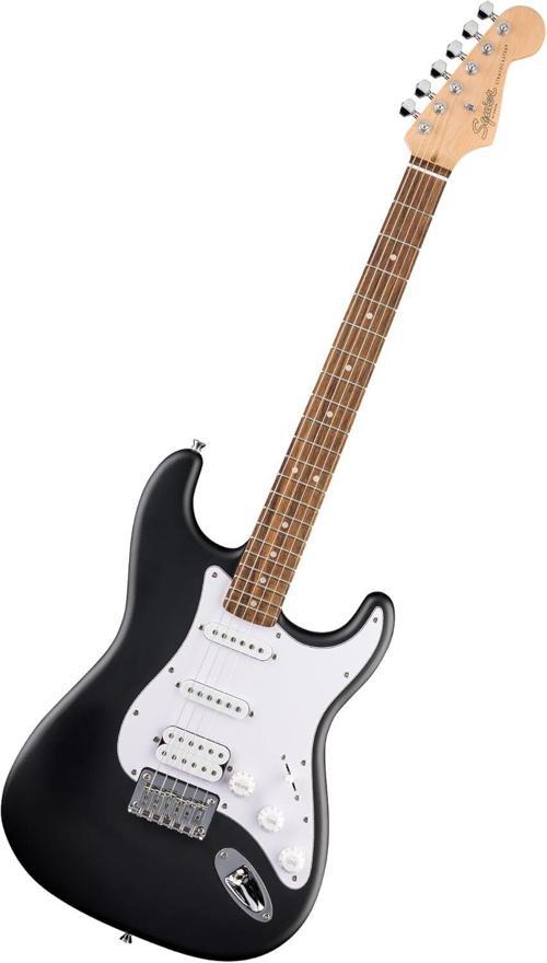 Debut Stratocaster HSS Sabit Köprü Laurel Klavye Black Elektro Gitar