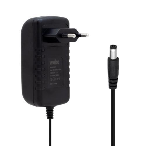Weko 21 Volt - 1 Amper 5.5*2.5 Uçlu Priz Tipi Adaptör