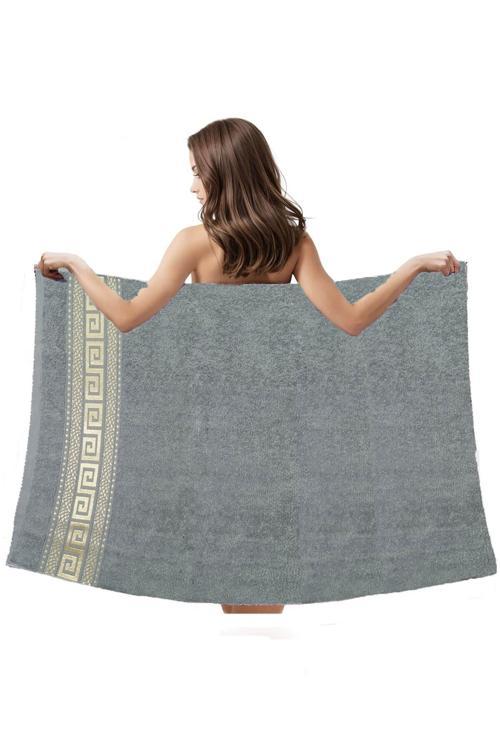 %100 Pamuk Unisex Banyo Hamam Havlusu Myra 70x140 cm