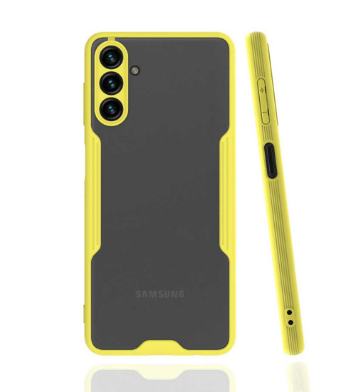 Galaxy A13 Kılıf Kamera Korumalı Arkası Şeffaf Silikon