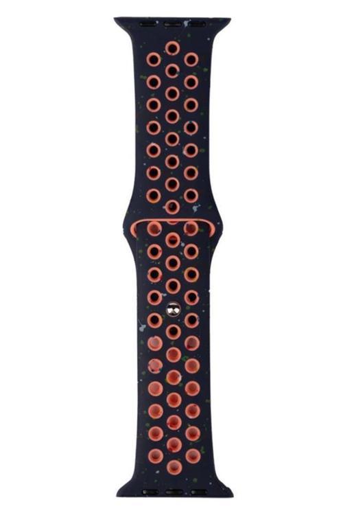 Watch 7 41mm KRD-02 Yeni Seri Suya Dayanıklı Delikli Renkli Silikon Kordon