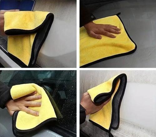 Büro Ev Ofis Arabası Bakımı için Araç Dışı Yünlü Hassas Oto Yıkama Temizlik Bezi