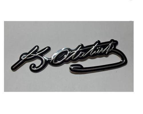 Büro Ev Ofis Arabası için 13x5CM Tekli Araç Dışı Plastik Yapışır K. ATATÜRK İmza Oto Kaporta Stickerı