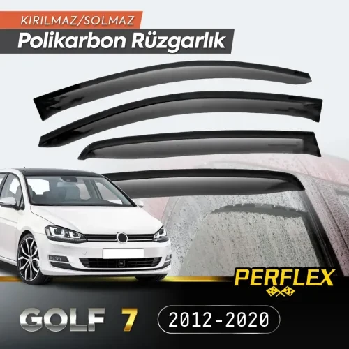 Büro Ev Ofis Arabası için 4PARÇA 2012-2020 Vw Golf7 Oto Düz Cam Rüzgarlığı Seti