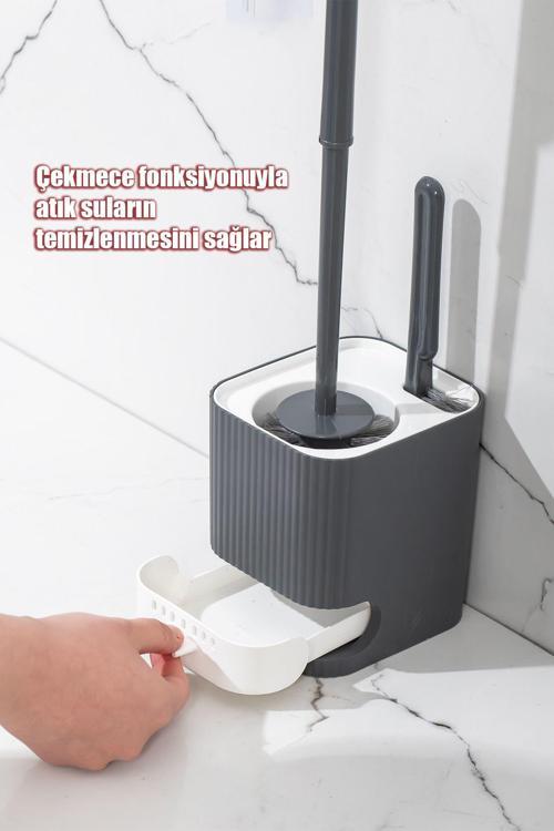 2027 Pratik Tuvalet Fırçalığı Banyo Tuvalet Fırçası Antra