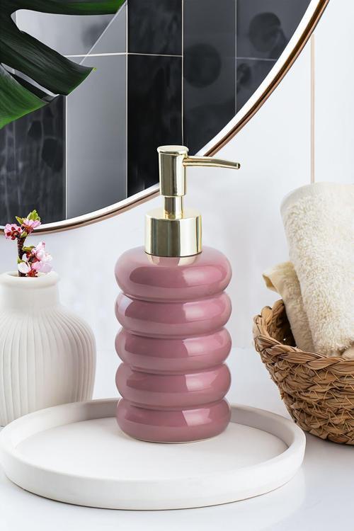 3204 Seramik Lavabo Sıvı Sabunluk 275 CC Pudra