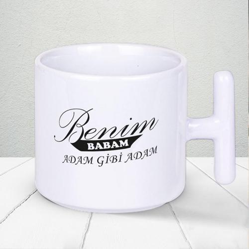 Benim BABAM Adam Gibi Adam Yazılı 1 Adet T Kupa Babalar Gününe Özel Hediyelik T Kupa Bardak