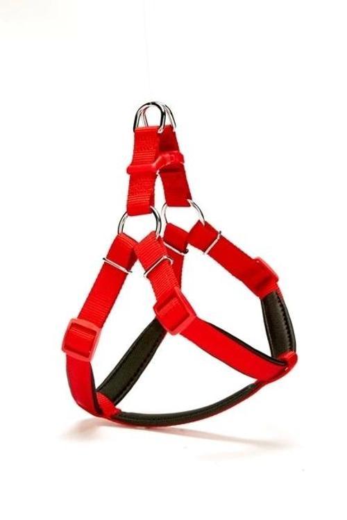 Dokuma Köpek Göğüs Tasması Medium Kırmızı 45*55 cm
