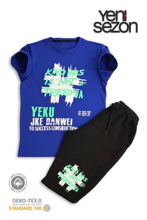 Pamuklu Unisex Çocuk Kapri Takımı (Cepli & Kordonlu, 3-12 Yaş) TRL-36
