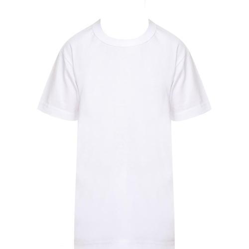 ı Erkek Çocuk Sıfır Yaka Atlet Fanila Beyaz