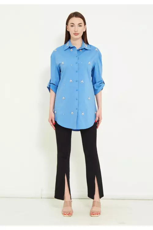 Kadın Taşlı Gömlek