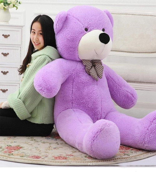 160 cm Papyonlu Peluş Ayı- Papyonlu %100 Yerli İmalat