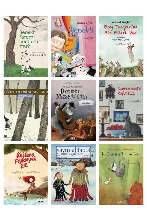 Feridun Oral 3-8 Yaş 9lu Karton Kapak Çocuk Kitapları