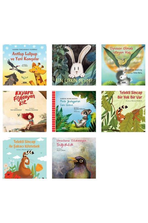 3-8 Yaş Resimli Eğitici 8li Kitap Seti
