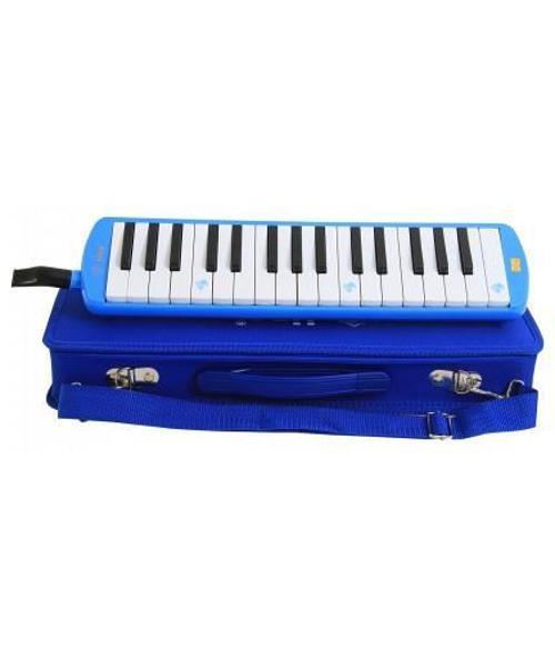 32 Tuşlu Melodika Özel Çantalı (Mavi)
