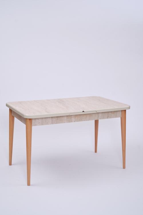 Traverten Boyalı Mdf Mutfak Masası 80x130