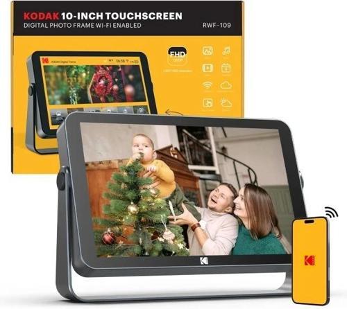 Kablosuz Dijital Fotoğraf Çerçevesi  Gri
