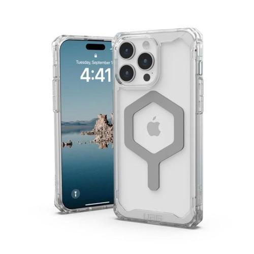 UAG Plyo MagSafe iPhone 15 Pro Max Kılıfı Plyo - Ice/Silver
