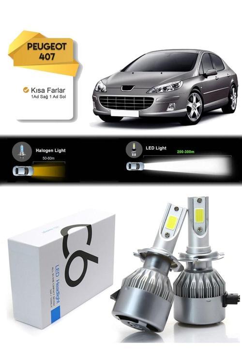 Hyundai Accent Uyumlu  Yumurta Kasa Uzun Far Kısa Far Şimşek Etkili Led Xenon