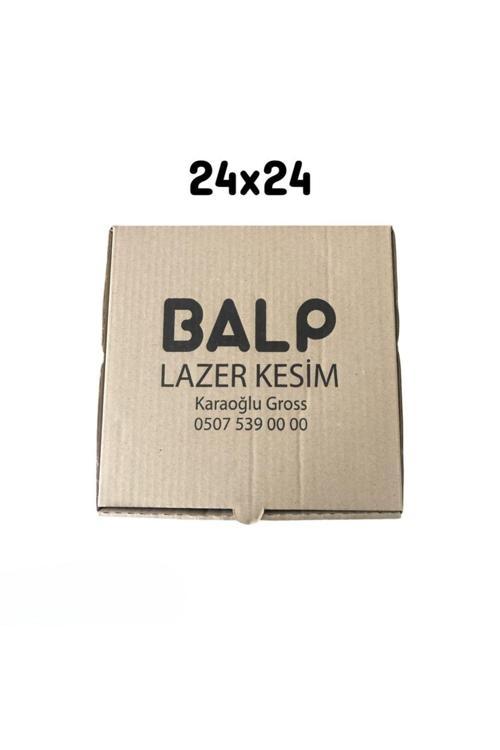 24X24 Cm Ebatında 10 Adet Üretim Fazlası Yazılı Karton Kutu