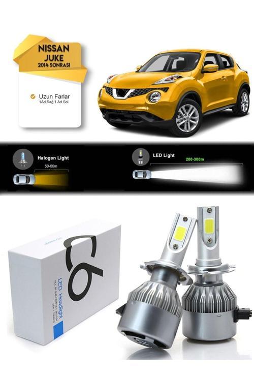 Nissan Juke Uzun Far Kısa Far Sis Farı Şimşek Etkili Led Xenon 2014 Sonrası