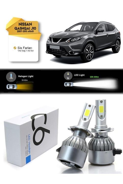 Nissan Qashqai J10 Sis Farı Led Xenon Şimşek Etkili 2007-2013 Arası Uyumlu