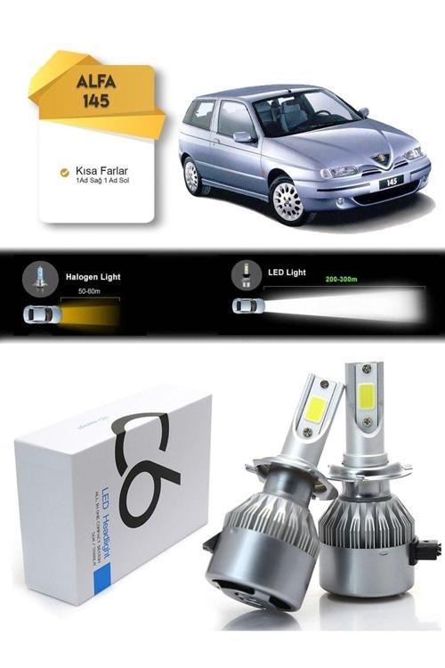 Alfa Romeo 145 Kısa Far Led Xenon Şimşek Etkili