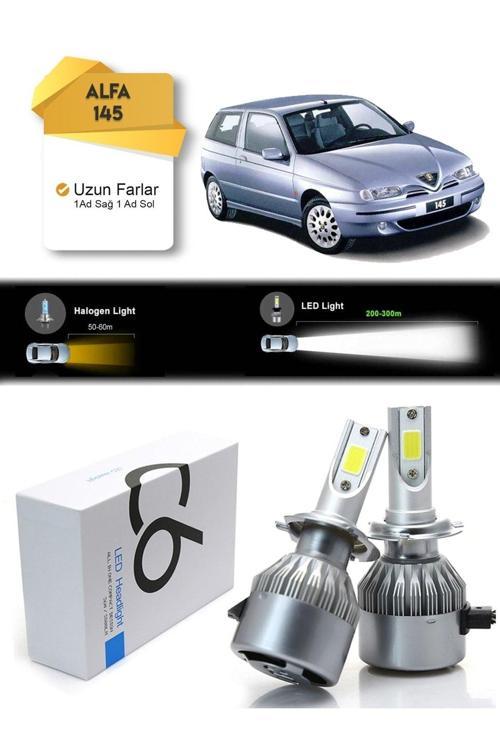 Alfa Romeo 145 Uzun Far Led Xenon Şimşek Etkili