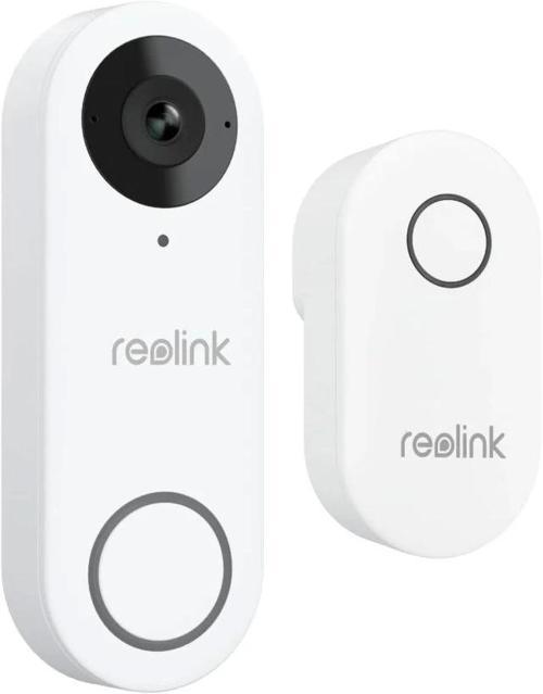 REOLINK Kapı Zili WiFi Kamera - Kablolu 5MP Dış Mekan Video Kapı Zili White