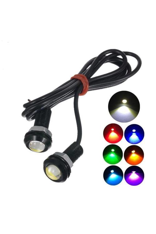 2 Adet Ayna Altı Led Kartal Göz Led Sis Ledi Plaka Aydınlatma Mot 504065732