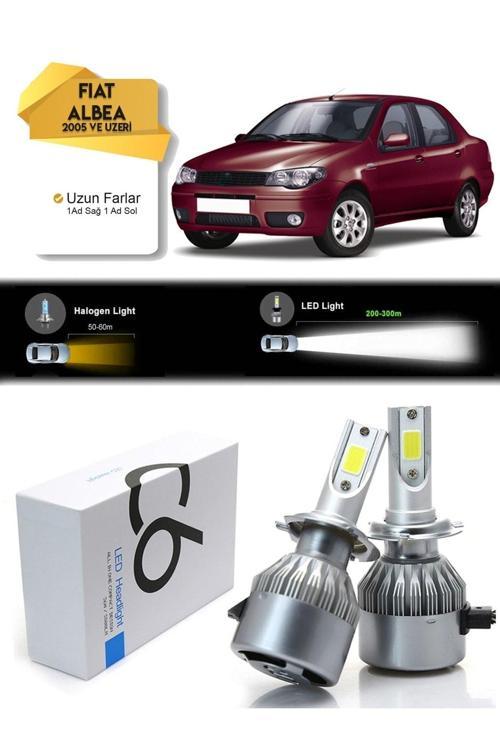 Fiat Albea Kısa Far Led Xenon Şimşek Etkili 2005 Ve Üzeri Uyumlu