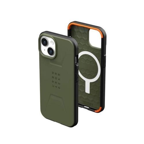 UAG MagSafe Magnet Civilian iPhone 15 Plus Kılıfı Olive Drab