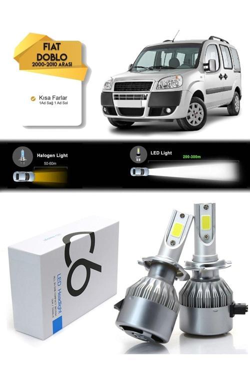 Fiat Doblo Kısa Far Led Xenon Şimşek Etkili 2000-2010 Arası