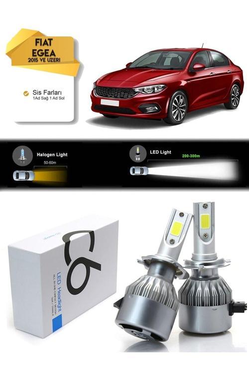 Fiat Egea Kısa Far Sis Farı Led Xenon Şimşek Etkili 2015 Ve Üzeri