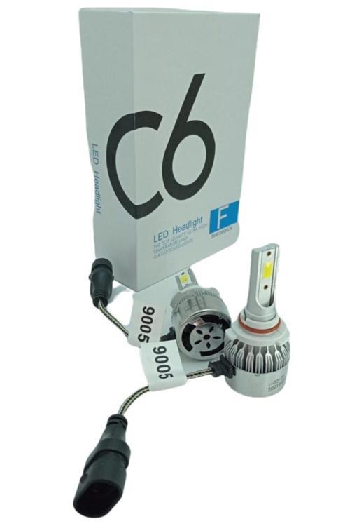 Xenon 2 Adet Hb3-9005 Led Xenon 36W 3800Lm Led Zenon Beyaz Renk Işık Turbo Fanlı