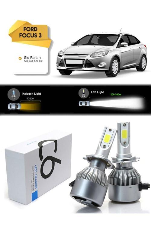 Ford Focus 3 Sis Farı Led Xenon Şimşek Etkili