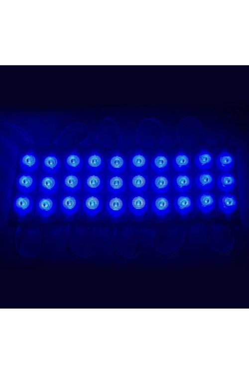 Mavi 3 Ledli Kablolu Parmak Led 12 V 5Li