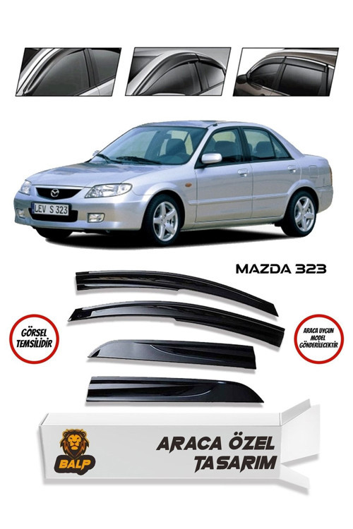 Mazda 323 Cam Rüzgarlığı 4Lü Takım