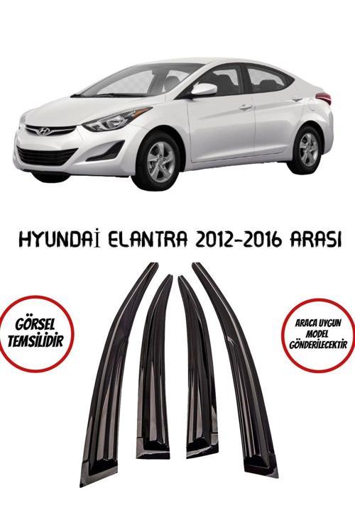 Hyundai Elantra 2013-2016 Arası Cam Rüzgarlık 4 Lü Takım