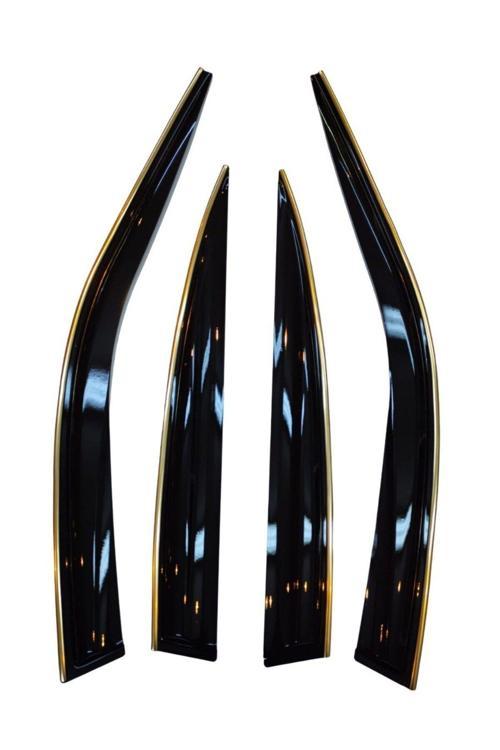 Mercedes E Serisi W211 Gold Kromlu Cam Rüzgarlığı 2001-2008