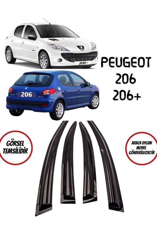 Peugeot 206+ Cam Rüzgarlığı 4Lü