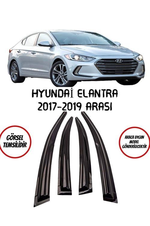Hyundai Elentra 2017-2019 Arası Cam Rüzgarlığı 4'Lü Takım