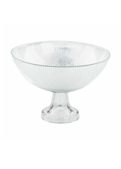 Ayaklı Sunumluk Oval Cam Sade 22 Cm Sensu SGM12091