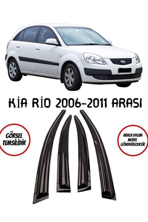 Kia Rio Hb 2006-2011 Arası Cam Rüzgarlığı 4Lü Takım