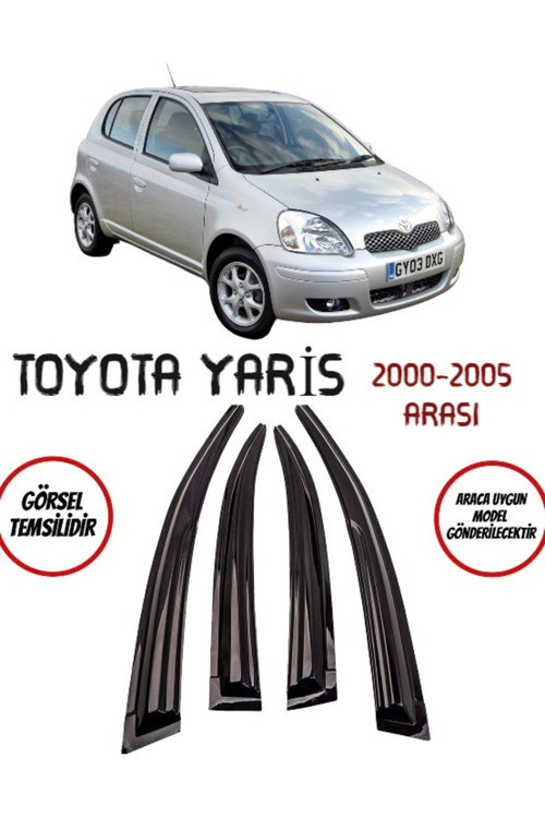 Toyota Yaris Cam Rüzgarlığı 4Lü 2000-2005 Arası