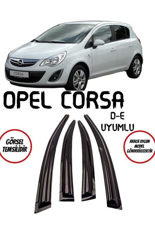 Opel Corsa D-E Cam Rüzgarlığı 4Lü 2007-2017 Arası