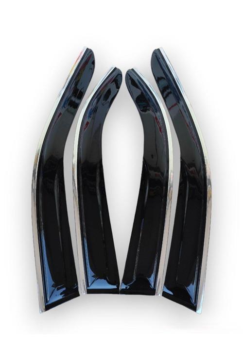 Renault Kadjar 2015-2020 Arası Düz Kromlu Cam Rüzgarlığı