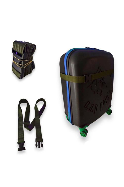 Premium Haki Yeşil Renk Valiz  Kemeri 6 Adet