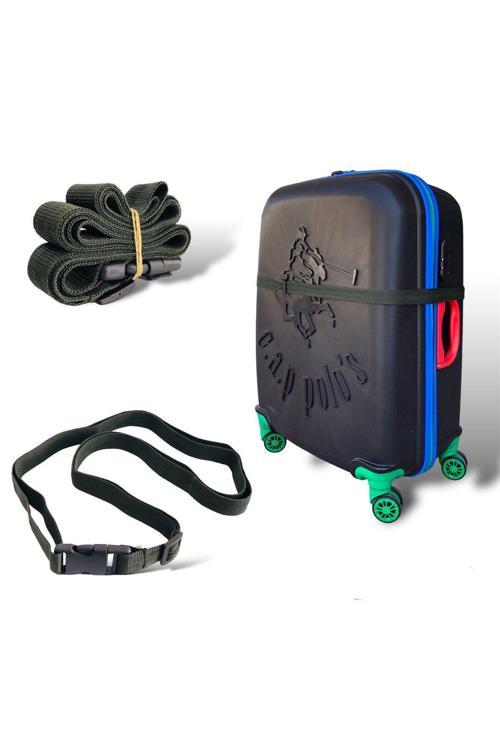 Premium Haki Yeşil Renk Valiz Kemeri 1 Adet 2,5 Cm